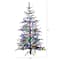 6ft. Pre-Lit Fresh Cut Fir Artificial Natural Christmas Tree, Color Changing LED Lights